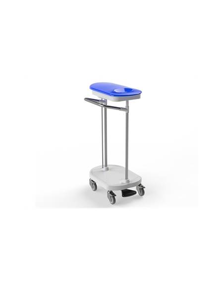 Carrello portasacco - N° 2 Sacchi con coperchio - cm 108x50x107h