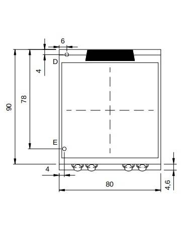 Tuttapiastra elettrico da banco - 4 zone da 3,4 Kw -  cm 80x90x28h