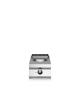 Wok ad induzione professionale da banco - potenza 5 Kw - cm 40x90x28h