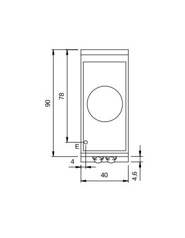 Wok ad induzione professionale da banco - potenza 5 Kw - cm 40x90x28h