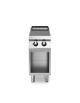 Cucina elettrica ad infrarossi su vano aperto - 2 zone cottura - potenza 2x3,4 kW - cm 40x90x87h