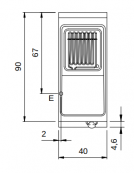 Friggitrice elettrica su armadio chiuso - 1 vasca da 13 lt - Resistenze rotanti - cm 40x90x87h