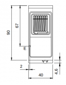 Friggitrice elettrica su armadio chiuso - 1 vasca da 21 lt - Resistenze rotanti - cm 40x90x87h