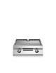 Fry Top elettrico da banco, piastra doppia liscia cromata - potenza totale 15 kW - cm 80x90x28h