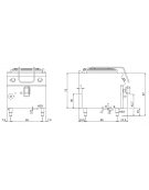 Pentola a gas, riscaldamento diretto, capacità 100 lt. - potenza 21 Kw - cm 80x90x87h