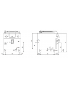 Pentola a gas riscaldamento indiretto capacità 150 lt. - potenza 24 Kw - cm 80x90x87h