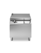 Brasiera elettrica con ribaltamento vasca motorizzato, capacità 80 lt. - Vasca in acciaio inox - cm 80x90x87h