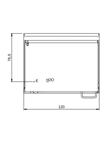 Brasiera elettrica ribaltabile motorizzata, capacità 120 lt. - Vasca in acciaio inox - cm 120x90x87h