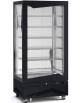 Vetrina verticale gelateria refrigerazione statica -10° -20° C in colore nero - Capacità Lt 450 - cm 70x71x191h