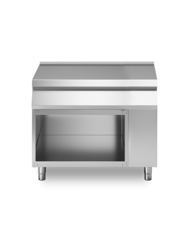 Elemento neutro su vano aperto per cucina professionale - cm 100x90x87h