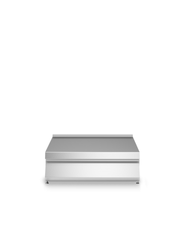 Elemento neutro da banco con cassetto per cucina professionale - cm 80x90x28h