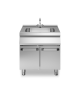 Elemento neutro con lavello, su vano con 2 porte - cm 80x90x87h