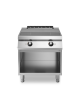 Cucina a induzione su vano aperto per ristoranti - 2 Zone di cottura ORIZZONTALI da 5 Kw - cm 80x90x87h