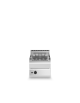 Griglia a gas da banco 1 zona di cottura in acciaio inox - potenza 7,5 Kw - cm 40x65x30h