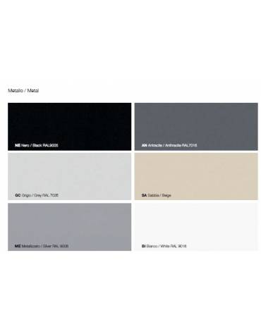 ARMADIO METALLICO A GIORNO CON 4 RIPIANI SPOSTABILI - CM 100x60x200h - Colore a scelta