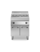 Griglia a gas su vano con 2 porte - 2 zone di cottura in acciaio inox - potenza 15 Kw - cm 70x70x85h