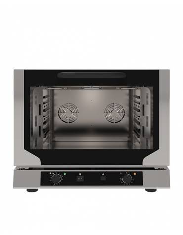 Forno elettrico ventilato a convezione digitale programmabile con vapore - N° 4 Teglie GN 1/1