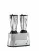 Frullatore doppio - Bicchieri in acciaio inox da Lt 1,5 cad. - Potenza Watt 350+350 - Velocità 16.000 rpm