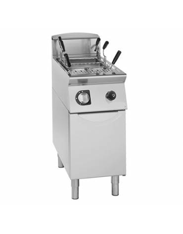 Cuocipasta a gas, 1 vasca capacità 40 lt. cm 40x90x85h