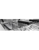 Cuocipasta a gas, 2 vasche capacità 40+40 lt. m.90/80