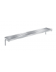 SCORRIVASSOIO INOX FISSO SELF SERVICE - CM 100X40H - prezzo al metro lineare