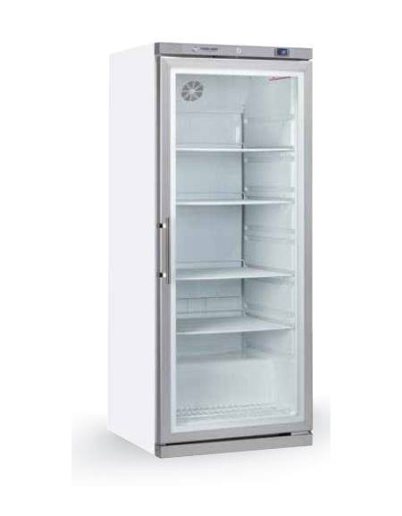 Armadio refrigerato bianco porta con doppio vetro di sicurezza temperato, con interno in ABS - 775x720x1990h