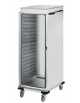Armadio/carrello portateglie neutro in acciaio inox 18/10 AISI 304 - 18 teglie GN 1/1 - cm 53x78x187h