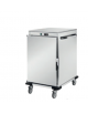 Armadio/carrello portateglie riscaldato in acciaio inox 18/10 AISI 304 - 5 teglie GN 2/1 - cm 75x90,5x85h
