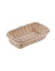 Cesto pane rettangolare in polipropilene colore Beige - GN 1/4  - cm  24,4x16,2x6,5h