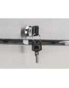 Armadio frigorifero inox 1 porta - Lt. 546 - Ventilato -2/+8°C - Tropicalizzato in Classe A - Guide stampate -cm 70x85x204,5h