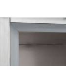 Armadio frigorifero inox 1 porta - Lt. 546 - Ventilato -2/+8°C - Tropicalizzato in Classe A - Guide stampate -cm 70x85x204,5h