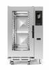 Forno a gas 20 teglie GN 2/1 vapore diretto a convezione ventilato-Con carrello estraibile,,lavaggio automatico e Touch Screen