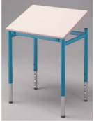 Banco monoposto regolabile multigrandezza sottopiano griglia metallica CM 70X50