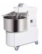 Impastatrice a spirale con velocità variabile - Capacità Kg 25 d'impasto - Capacità vasca Lt 32 - Monofase