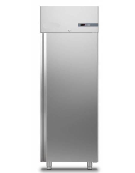 Armadio refrigerato per pesce in acciaio inox AISi 304, refrigerazione ventilata - cm 70x82x205h