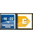 Banco Refrigerato Ventilato 4 cassetti in Acciaio Inox - Temperatura -18° -22° C - cm 223x70x86h