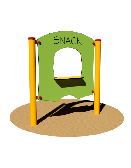 GIOCO SENSORIALE SNACK - DA INTERRARE O FILO PAVIMENTO - CM 20x120x115h