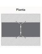 Altalena certificata in metallo a 2 posti per parchi gioco - sedili 1 piano e 1 gabbia - cm 348x201x280h