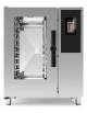 Forno gastronomia a gas trivalente 10 teglie GN 1/1 - Convezione vapore diretto con lavaggio automatico e comandi Touch Screen