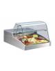 Vetrina fredda refrigerata da banco vetri curvi - Evaporatore singolo con refrigerazione statica +2°+4°C - cm. 125,6x93,9x53,5h