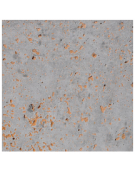 POSACENERE ROTONDO CENERIERA IN CALCESTRUZZO COLORE GRIGIO TRAVERTINO PER ESTERNO - DOTATO DI GRIGLIA FORATA - Conforme ai CAM