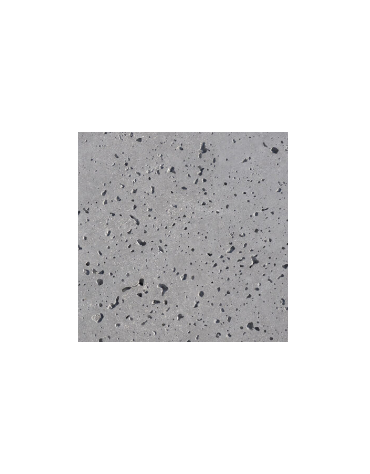 CENERIERA TRAPEZOIDALE IN CEMENTO COLORE GRIGIO PIETRA PER ESTERNO - cm 41x41x90h - Conforme ai CAM