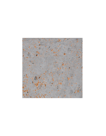 CENERIERA TRAPEZOIDALE IN CEMENTO COLORE GRIGIO TRAVERTINO PER ESTERNO - cm 41x41x90h - Conforme ai CAM