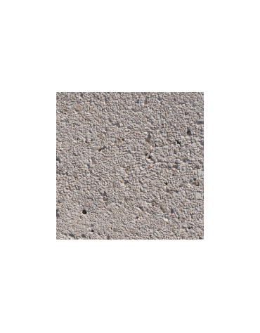 CENERIERA TRAPEZOIDALE IN CEMENTO COLORE BIANCO SABBIATO PER ESTERNO - cm 41x41x90h - Conforme ai CAM