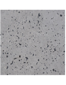 Ceneriera Quadrata in Cemento – Design Elegante con Inserto Zincato - Colore Grigio pietra - cm 50x50x70h - Conforme ai CAM