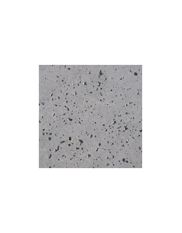 Ceneriera Quadrata in Cemento – Design Elegante con Inserto Zincato - Colore Grigio pietra - cm 50x50x70h - Conforme ai CAM