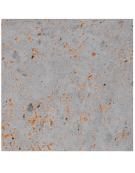 Ceneriera Quadrata in Cemento – Design Elegante con Inserto Zincato - Colore Grigio Travertino - cm 50x50x70h - Conforme ai CAM