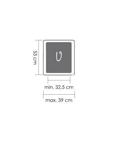 Carrello portavassoi in acciaio inox universali - supporto in filo - Portata vassoi 10 - cm 52x60x159h