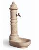 FONTANA IN CALCESTRUZZO CEMENTO COLORE BIANCO PIETRA PER ESTERNO - cm 38x45x121h - Conforme ai CAM