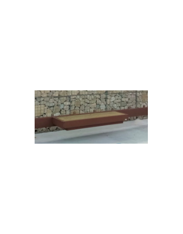 Seduta n legno per pensilina - cod. DN35453 - DN35454